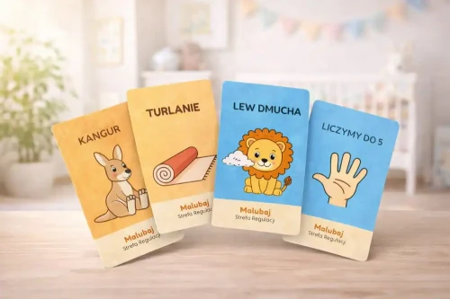 karty regulacji emocji dla dzieci ćwiczenia wyciszające i ruchowe