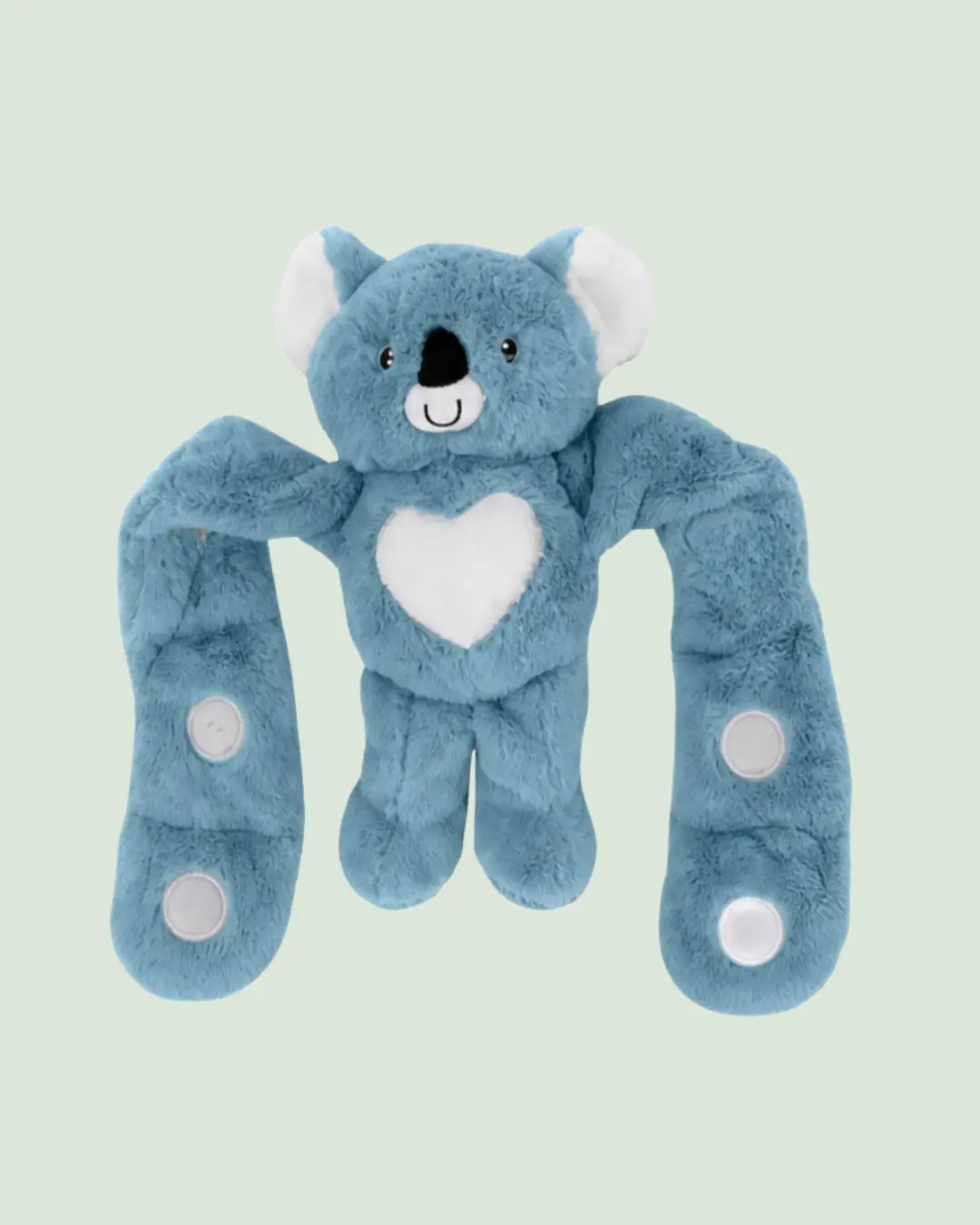 Miś obciążeniowy koala dla dziecka 2 kg z długimi ramionami i rzepami